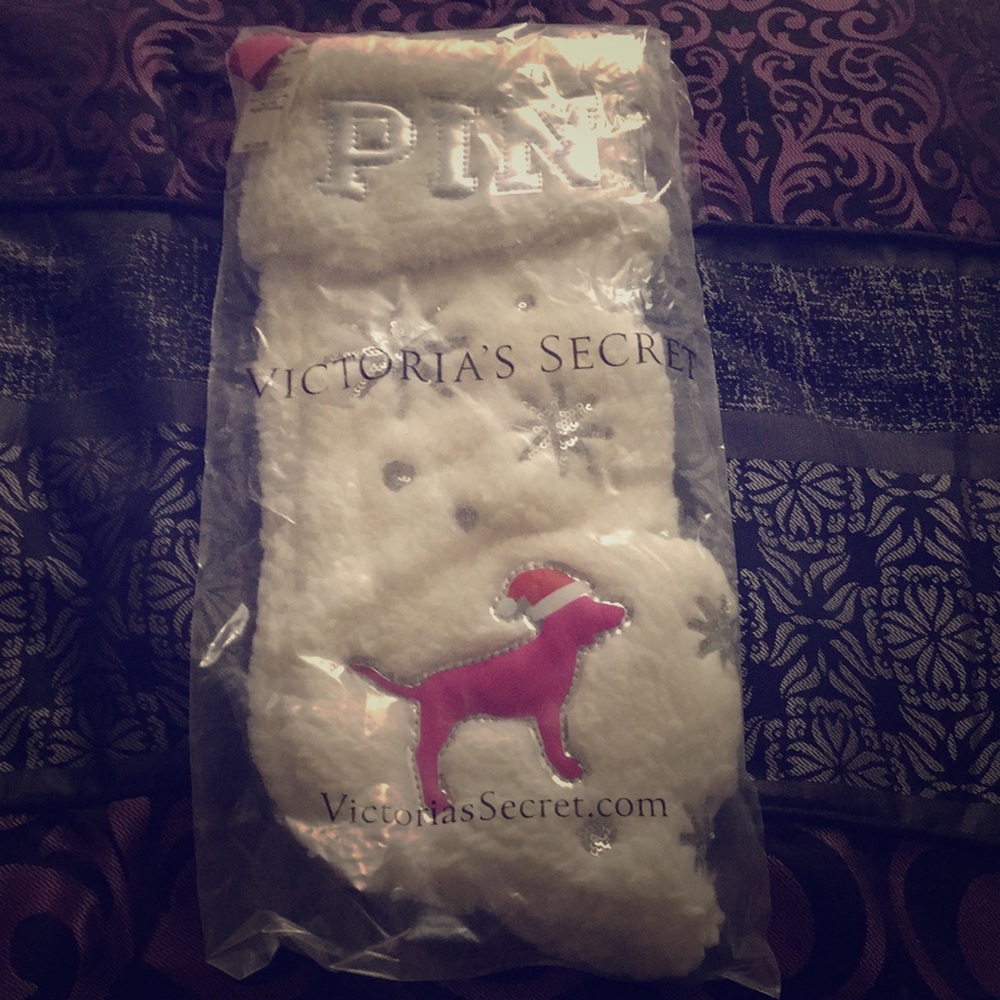 Brand new pink Victoria’s Secret stocking